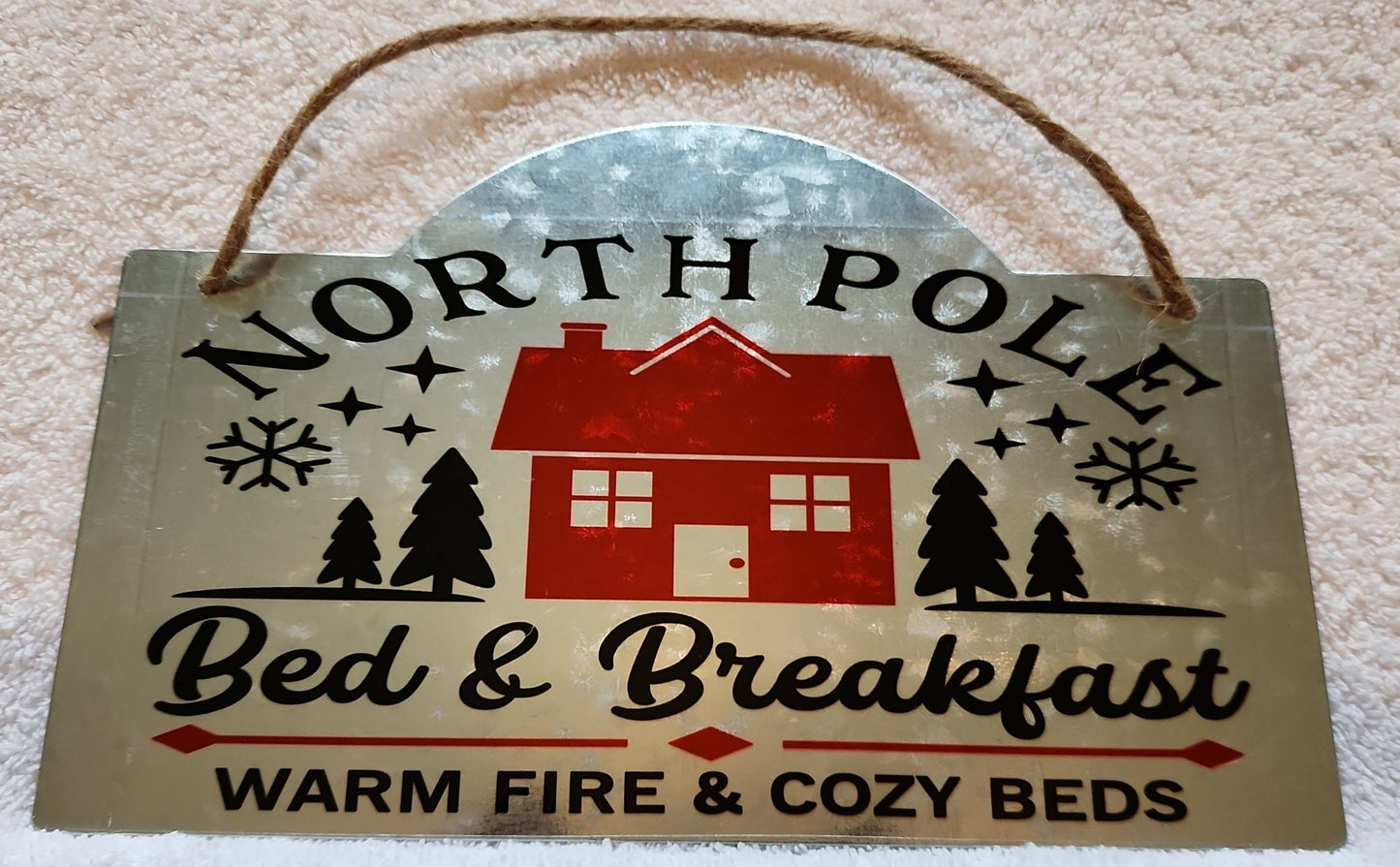 Christmas Metal Wall Decor Signs