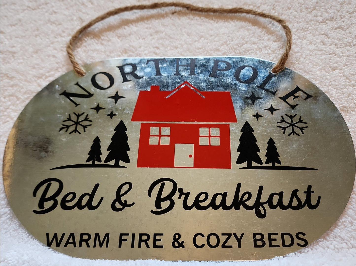 Christmas Metal Wall Decor Signs