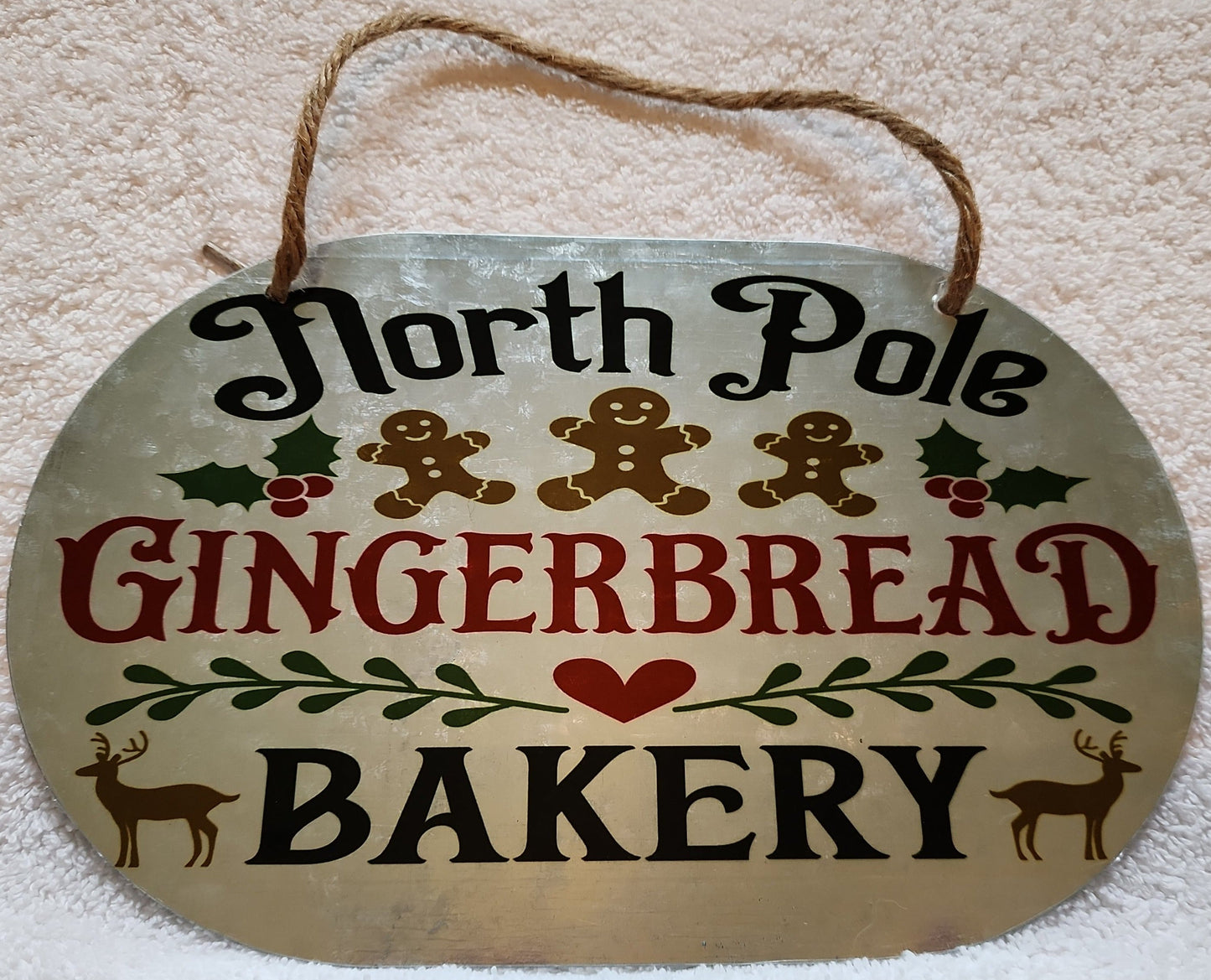 Christmas Metal Wall Decor Signs